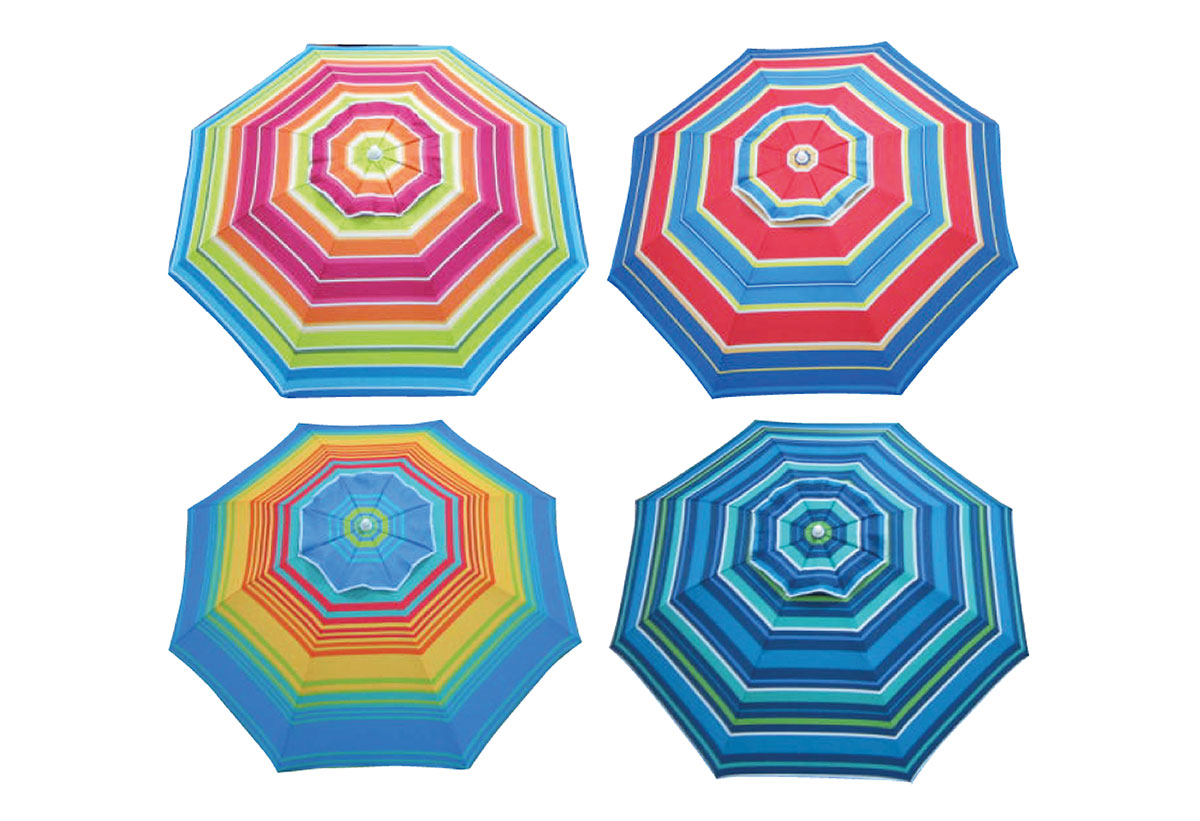 Απεικονίζονται οι διαφορετικές αποχρώσεις της ομπρέλας.